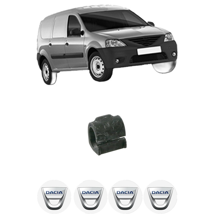 Bucsa bara stabilizatoare Fata Dreapta Stanga DACIA LOGAN EXPRESS (FS_) din 2007-2012, Auto, Febi, 4x Stickere auto cu DACIA