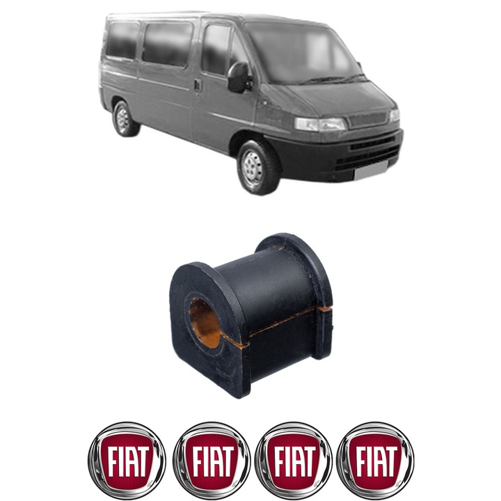 Bucsa bara stabilizatoare Fata Dreapta Stanga FIAT DUCATO Bus (230_) din 1994-2002, Auto, Febi, 4x Stickere auto cu FIAT