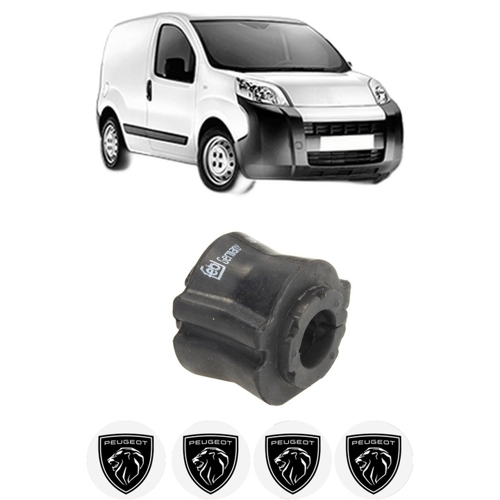 Bucsa bara stabilizatoare Fata Dreapta Stanga PEUGEOT BIPPER (AA_) din 2008-2010, Auto, Febi, 4x Stickere auto cu PEUGEOT