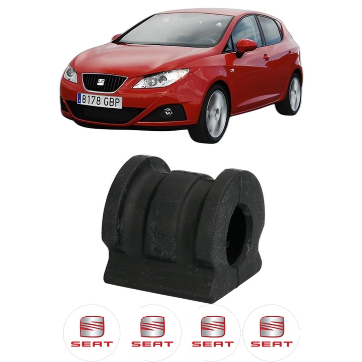Bucsa bara stabilizatoare Fata Dreapta Stanga SEAT IBIZA IV Hatchback Van (6J1) din 2008-2015, Auto, Febi, 4x Stickere auto cu SEAT