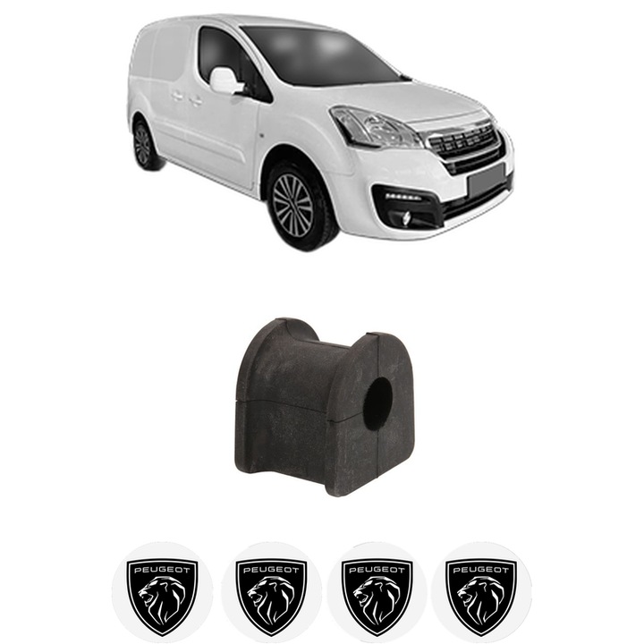 Bucsa bara stabilizatoare Spate Dreapta Stanga PEUGEOT PARTNER ORIGIN MPV (G_) din 2008-2013, Auto, Febi, 4x Stickere auto cu PEUGEOT