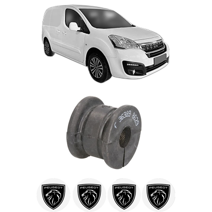 Bucsa bara stabilizatoare Spate Dreapta Stanga PEUGEOT PARTNER ORIGIN MPV (G_) din 2008-2013, Auto, Febi, 4x Stickere auto cu PEUGEOT