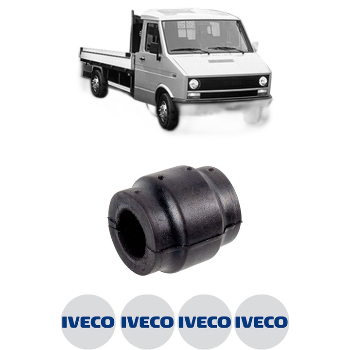 Bucsa bara stabilizatoare Fata Spate Dreapta Stanga IVECO DAILY I Platform/Chassis din 1978-1989, Auto, Febi, 4x Stickere auto cu IVECO
