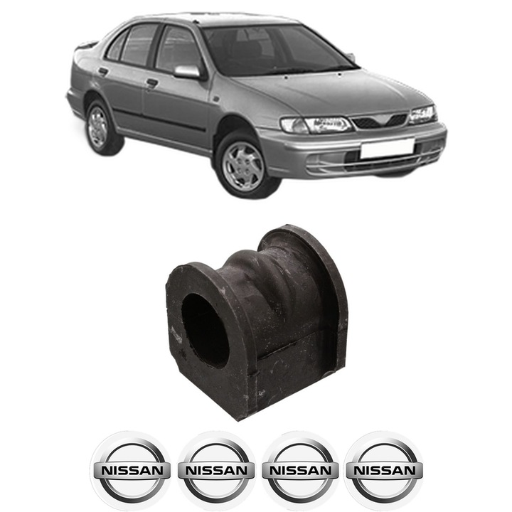 Bucsa bara stabilizatoare Fata Dreapta Stanga NISSAN ALMERA I (N15) din 1995-2000, Auto, Febi, 4x Stickere auto cu NISSAN