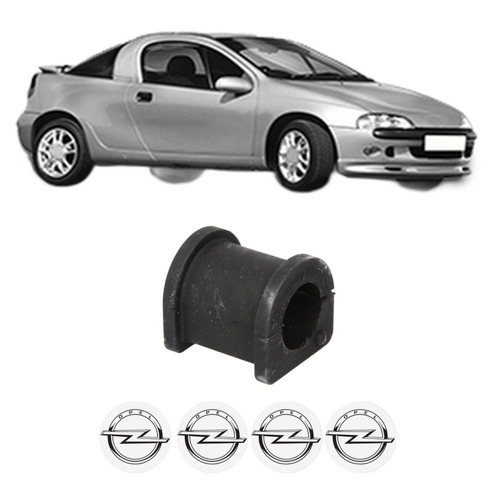Bucsa bara stabilizatoare Fata Dreapta Stanga OPEL TIGRA (S93) din 1994-2000, Auto, Febi, 4x Stickere auto cu OPEL