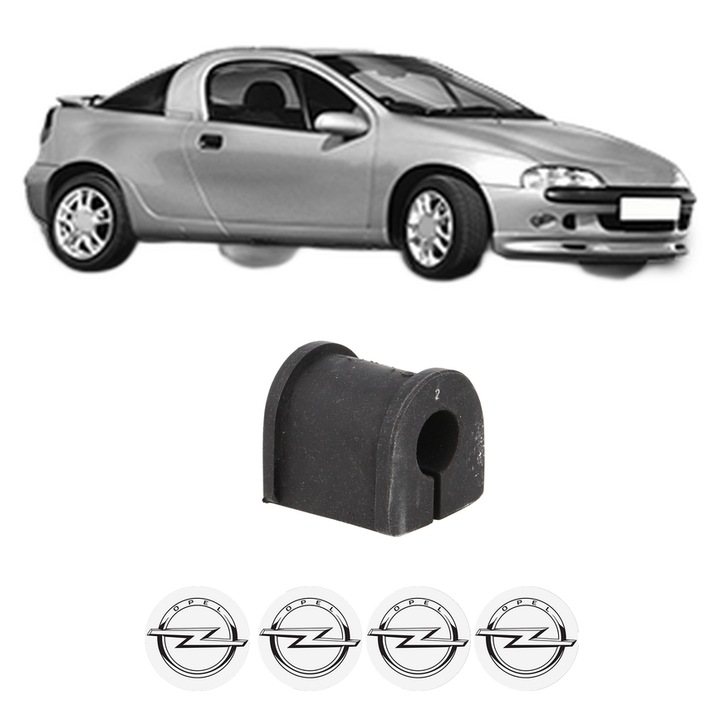 Bucsa bara stabilizatoare Spate Dreapta Stanga OPEL TIGRA (S93) din 1994-2000, Auto, Febi, 4x Stickere auto cu OPEL