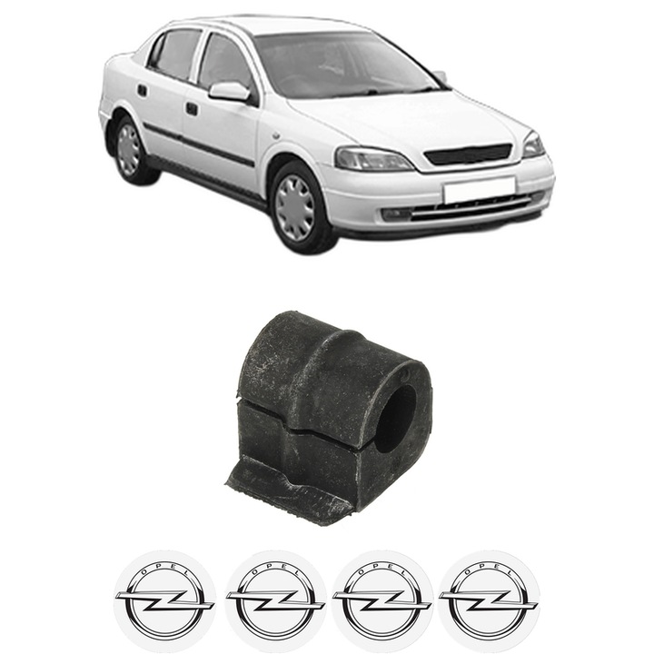 Bucsa bara stabilizatoare Fata Dreapta Stanga OPEL ASTRA G Saloon (T98) din 1998-2009, Auto, Febi, 4x Stickere auto cu OPEL
