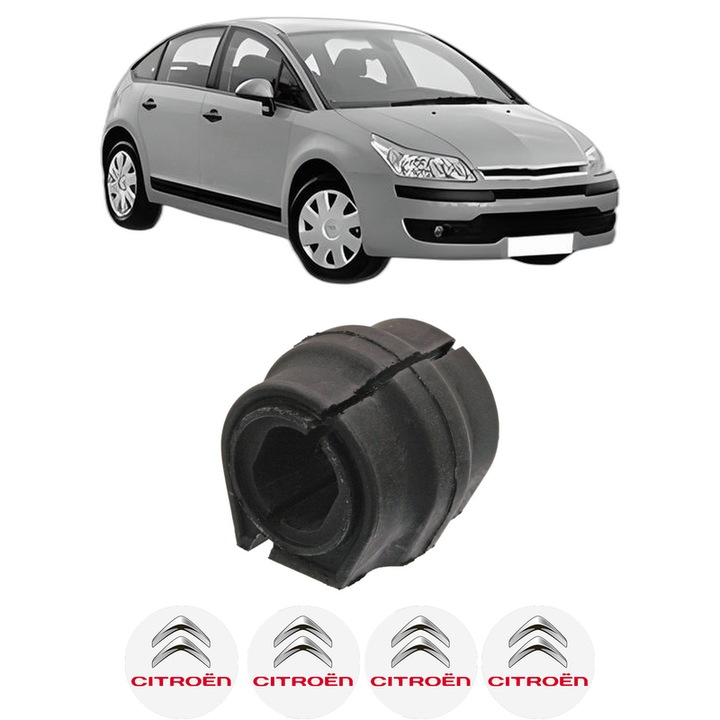 Bucsa bara stabilizatoare Fata Dreapta Stanga CITROEN C4 I (LC_) din 2004-2012, Auto, Febi, 4x Stickere auto cu CITROEN