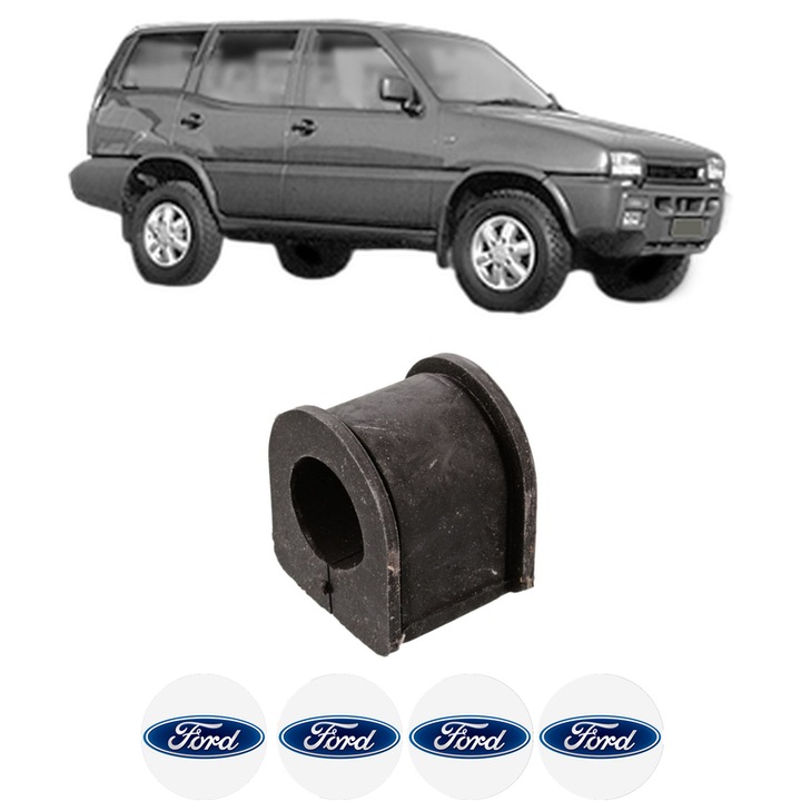 Bucsa bara stabilizatoare Spate Dreapta Stanga FORD MAVERICK (UDS, UNS) din 1993-1998, Auto, Febi, 4x Stickere auto cu FORD