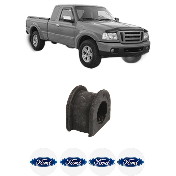 Bucsa bara stabilizatoare Fata Dreapta Stanga FORD RANGER (ET) din 2006-2012, Auto, Febi, 4x Stickere auto cu FORD