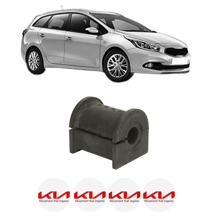 Bucsa bara stabilizatoare Spate Dreapta Stanga KIA CEE'D Sportswagon (JD) din 2012-2018, Auto, Febi, 4x Stickere auto cu KIA