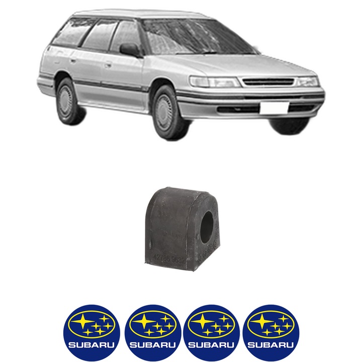 Bucsa bara stabilizatoare Fata Dreapta Stanga SUBARU LEGACY I Estate (BC, BF, BJ) din 1991-1994, Auto, Febi, 4x Stickere auto cu SUBARU