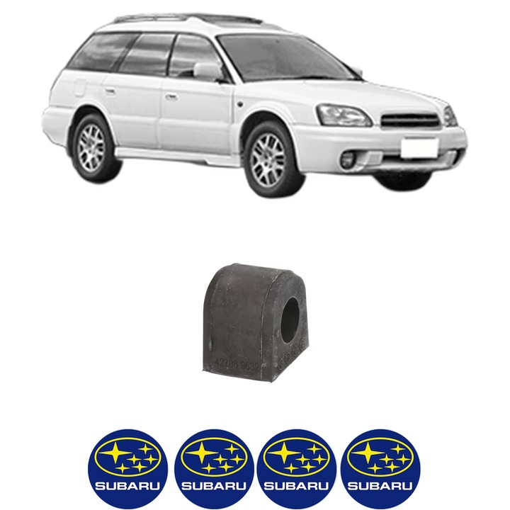Bucsa bara stabilizatoare Fata Dreapta Stanga SUBARU LEGACY III Estate (BH) din 1998-2003, Auto, Febi, 4x Stickere auto cu SUBARU