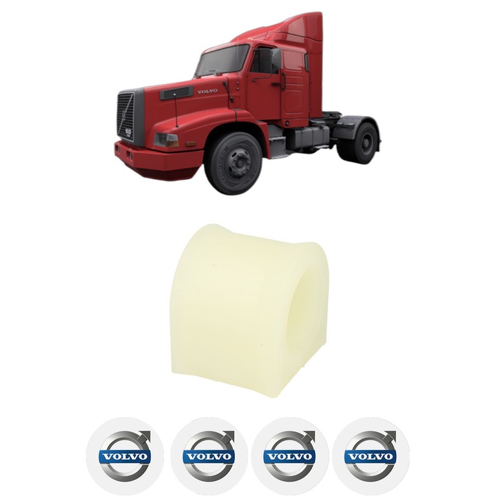 Bucsa bara stabilizatoare Fata Dreapta Stanga VOLVO NL din 1989-2015, Auto, Febi, 4x Stickere auto cu VOLVO