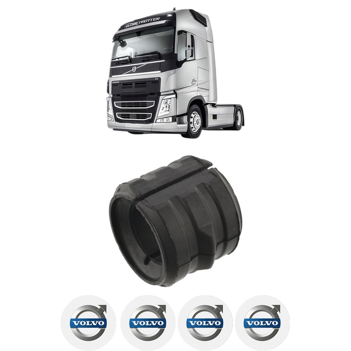 Bucsa bara stabilizatoare Fata Dreapta Stanga VOLVO FM II din 2013, Auto, Febi, 4x Stickere auto cu VOLVO