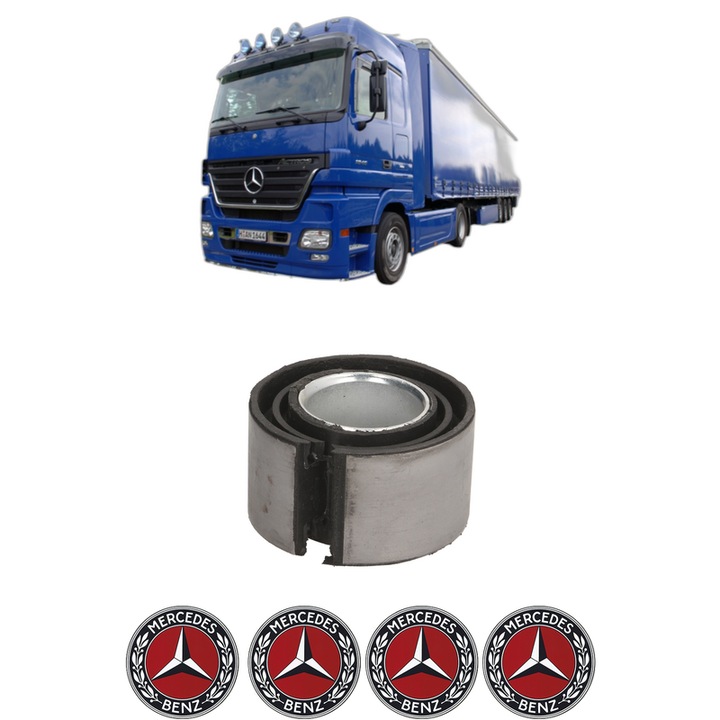 Bucsa bara stabilizatoare Spate Dreapta Stanga MERCEDES-BENZ ACTROS MP2 / MP3 din 2002-2009, Auto, Febi, 4x Stickere auto cu MERCEDES-BENZ