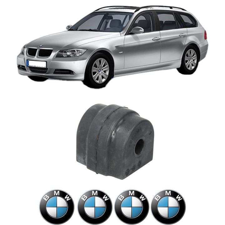 Bucsa bara stabilizatoare Spate Dreapta Stanga BMW Seria 3 Touring (E91) din 2004-2012, Auto, Febi, 4x Stickere auto cu BMW