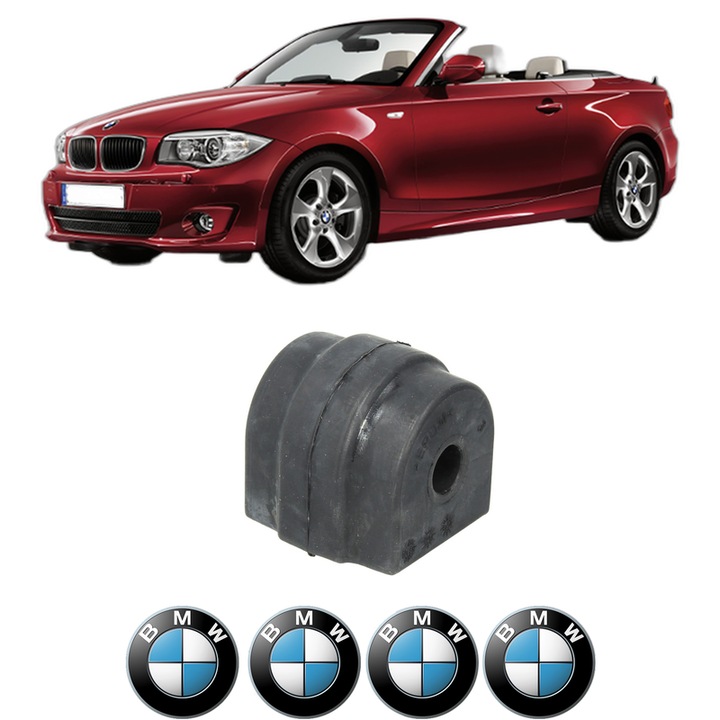 Bucsa bara stabilizatoare Spate Dreapta Stanga BMW Seria 1 Convertible (E88) din 2007-2013, Auto, Febi, 4x Stickere auto cu BMW