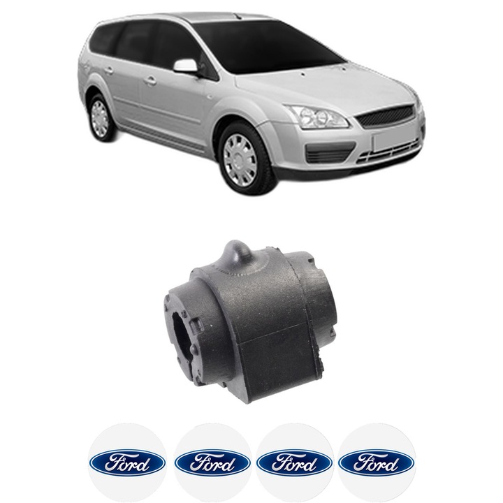Bucsa bara stabilizatoare Spate Dreapta Stanga FORD FOCUS II Estate Van din 2004-2011, Auto, Febi, 4x Stickere auto cu FORD