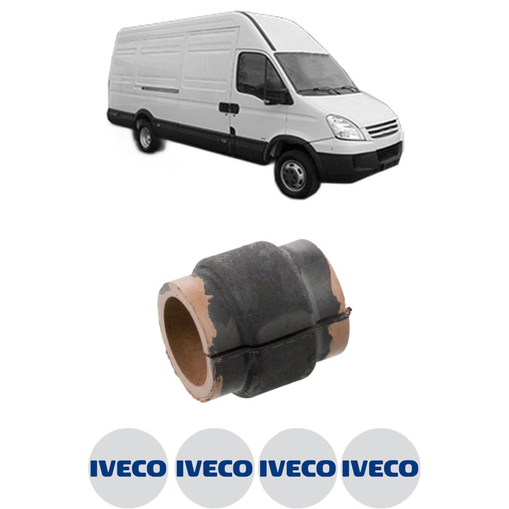 Bucsa bara stabilizatoare Fata Spate Dreapta Stanga IVECO DAILY IV Van din 2006-2011, Auto, Febi, 4x Stickere auto cu IVECO