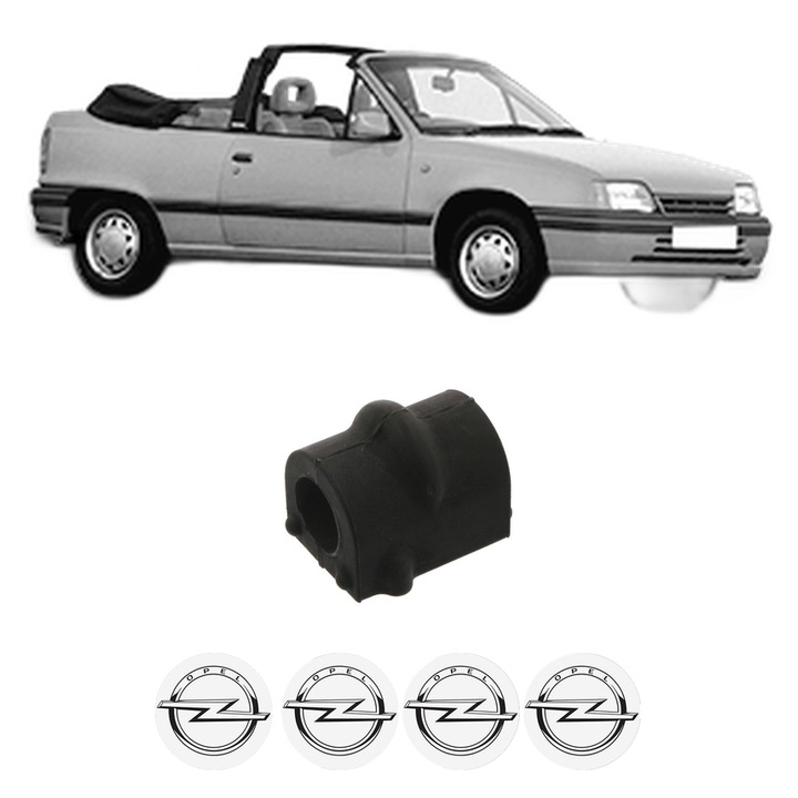 Bucsa bara stabilizatoare Fata Dreapta Stanga OPEL KADETT E Convertible (T85) din 1986-1993, Auto, Febi, 4x Stickere auto cu OPEL