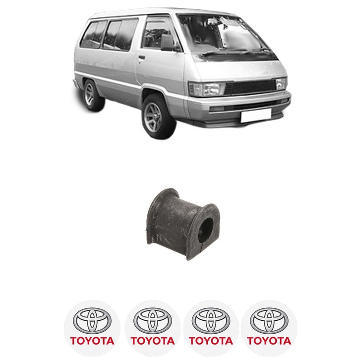 Bucsa bara stabilizatoare Fata Dreapta Stanga TOYOTA MODEL F (CR2_, YR2_, YR3_) din 1984-1990, Auto, Febi, 4x Stickere auto cu TOYOTA
