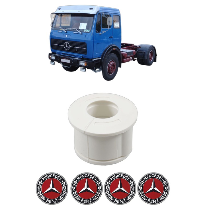 Bucsa bara stabilizatoare Fata Dreapta Stanga MERCEDES-BENZ NG din 1973-2014, Auto, Febi, 4x Stickere auto cu MERCEDES-BENZ