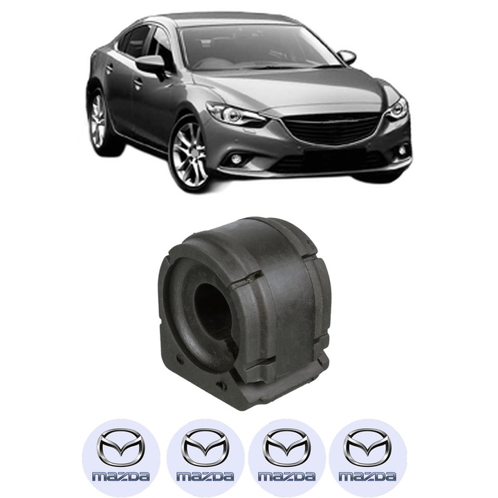Bucsa bara stabilizatoare Fata Dreapta Stanga MAZDA 6 Saloon (GJ, GL) din 2012-2020, Auto, Febi, 4x Stickere auto cu MAZDA