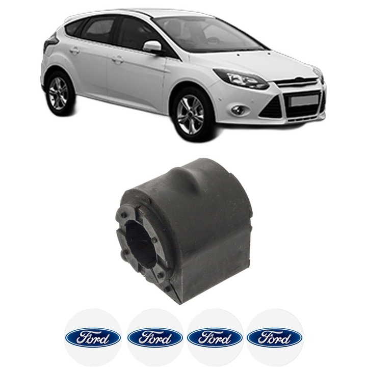 Bucsa bara stabilizatoare Fata Dreapta Stanga FORD FOCUS III Hatchback Van din 2011-2020, Auto, Febi, 4x Stickere auto cu FORD