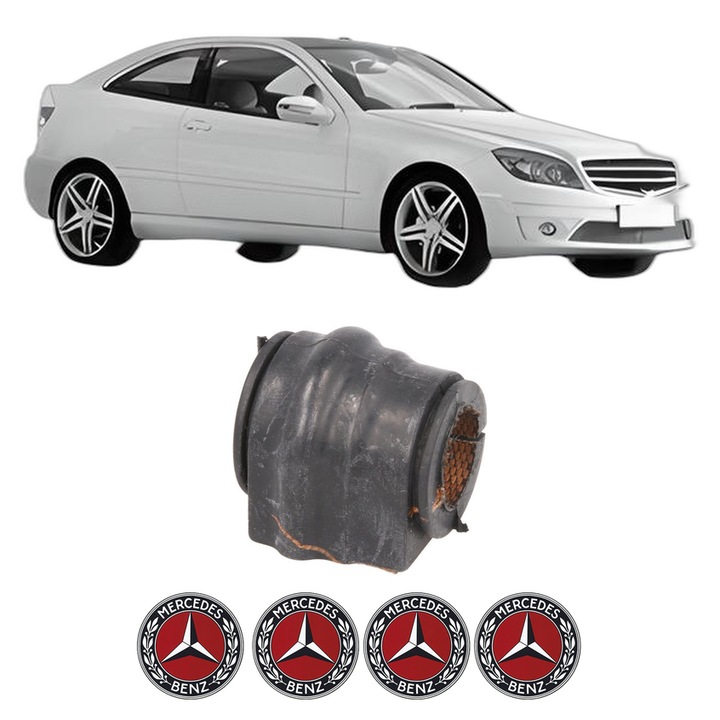 Bucsa bara stabilizatoare Fata Dreapta Stanga MERCEDES-BENZ CLC-CLASS (CL203) din 2008-2011, Auto, Febi, 4x Stickere auto cu MERCEDES-BENZ