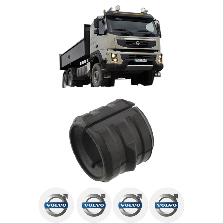 Bucsa bara stabilizatoare Fata Dreapta Stanga VOLVO FMX din 2010, Auto, Febi, 4x Stickere auto cu VOLVO