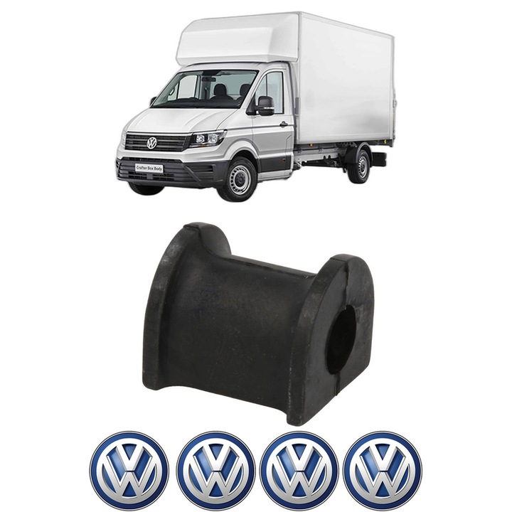Bucsa bara stabilizatoare Fata Dreapta Stanga Volkswagen TRANSPORTER T6 Van (SGA, SGH, SHA, SHH) din 2015-2024, Auto, Febi, 4x Stickere auto cu Volkswagen