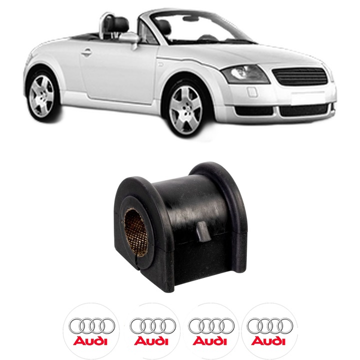 Bucsa bara stabilizatoare Spate Dreapta Stanga AUDI TT Roadster (8N9) din 1999-2006, Auto, Febi, 4x Stickere auto cu AUDI