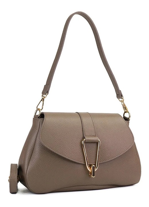 Poseta Piele Emily - Taupe, Geanta Casual din Piele Naturala, Geanta, Genti