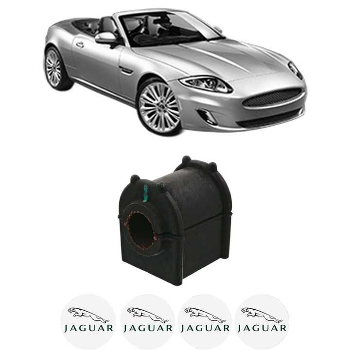 Bucsa bara stabilizatoare Spate Dreapta Stanga JAGUAR XK II Convertible (X150) din 2007-2014, Auto, Febi, 4x Stickere auto cu JAGUAR