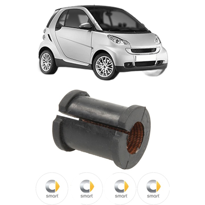 Bucsa bara stabilizatoare Fata Dreapta Stanga SMART FORTWO Coupe (451) din 2007-2013, Auto, Febi, 4x Stickere auto cu SMART