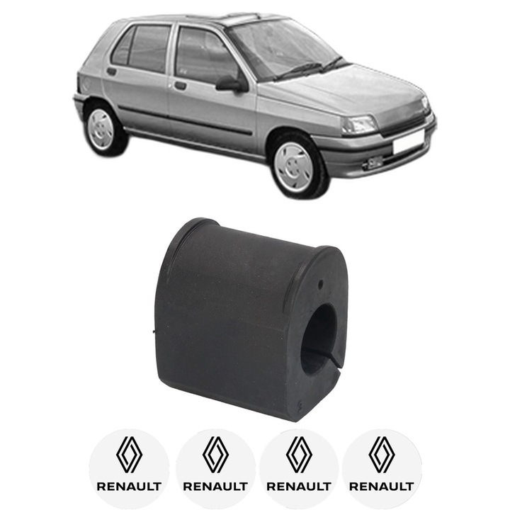 Bucsa bara stabilizatoare Fata Dreapta Stanga RENAULT CLIO I (B/C57_, 5/357_) din 1990-1999, Auto, Febi, 4x Stickere auto cu RENAULT