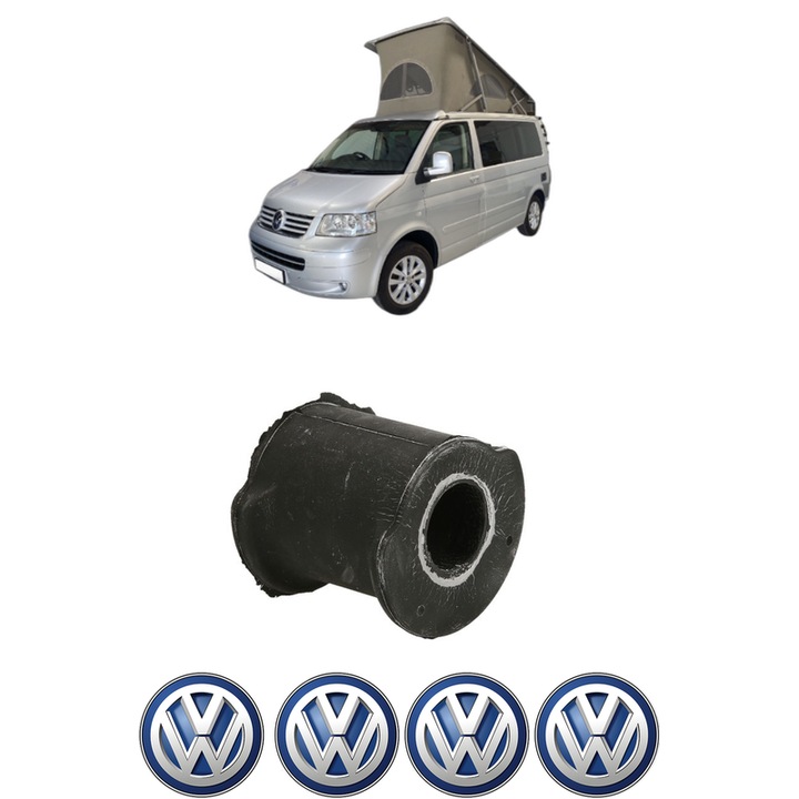 Bucsa bara stabilizatoare Spate Dreapta Stanga Volkswagen CALIFORNIA T5 Camper (7EC, 7EF, 7EG, 7HF, 7HC) din 2007-2015, Auto, Febi, 4x Stickere auto cu Volkswagen