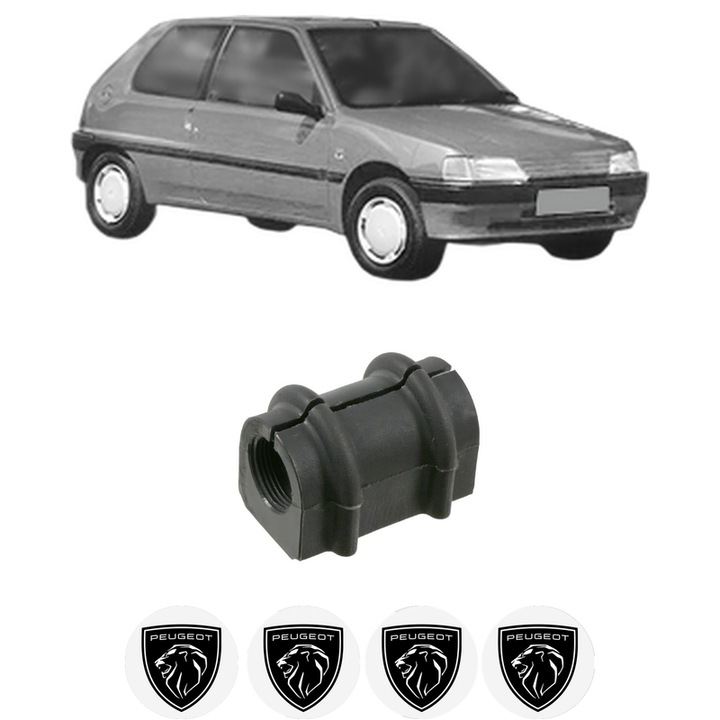 Bucsa bara stabilizatoare Fata Dreapta Stanga PEUGEOT 106 I (1A, 1C) din 1991-1996, Auto, Febi, 4x Stickere auto cu PEUGEOT