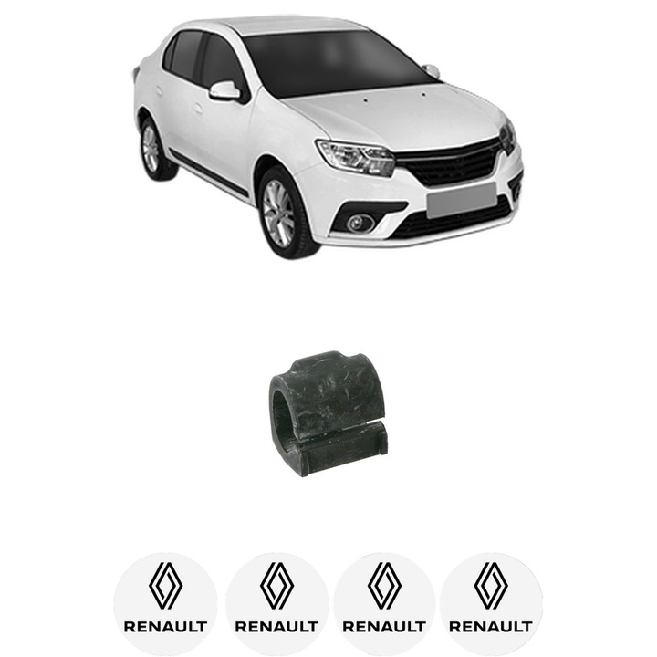 Bucsa bara stabilizatoare Fata Dreapta Stanga RENAULT THALIA III (L8_) din 2013-2019, Auto, Febi, 4x Stickere auto cu RENAULT