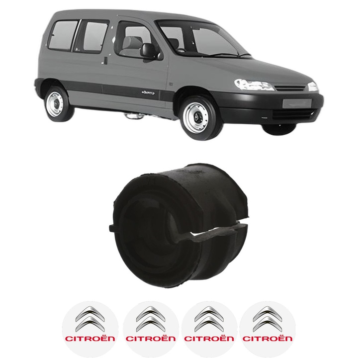 Bucsa bara stabilizatoare Fata Dreapta Stanga CITROEN BERLINGO / BERLINGO FIRST MPV (MF_, GJK_, GFK_) din 1996-2011, Auto, Febi, 4x Stickere auto cu CITROEN