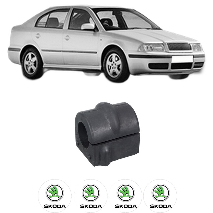 Bucsa bara stabilizatoare Fata Dreapta Stanga SKODA OCTAVIA I (1U2) din 1996-2010, Auto, Febi, 4x Stickere auto cu SKODA