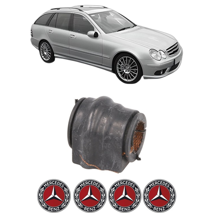 Bucsa bara stabilizatoare Fata Dreapta Stanga MERCEDES-BENZ C-CLASS T-Model (S203) din 2001-2007, Auto, Febi, 4x Stickere auto cu MERCEDES-BENZ