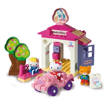 Set constructie Unico Plus Hello Kitty La spalatorie Set constructie Unico Plus Hello Kitty La spalatorie