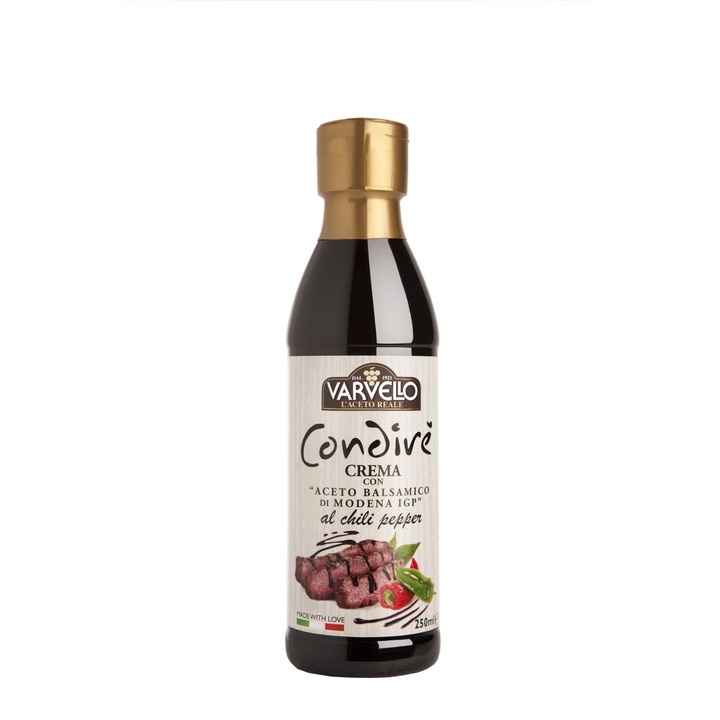 Crema de otet balsamic chilli Varvello 250ml