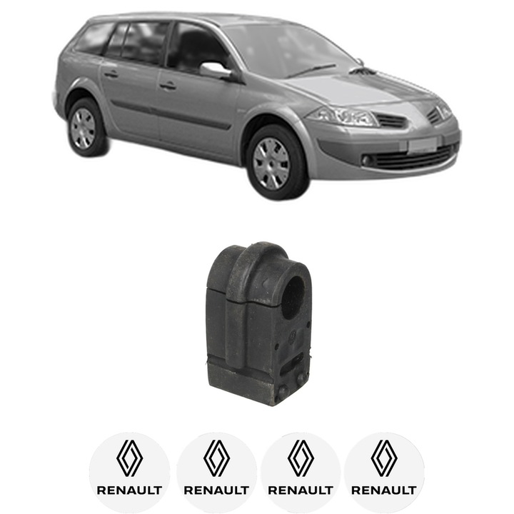 Bucsa bara stabilizatoare Fata Dreapta Stanga RENAULT MEGANE II Estate Van (KM_) din 2003-2009, Auto, Febi, 4x Stickere auto cu RENAULT
