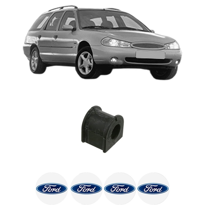 Bucsa bara stabilizatoare Spate Dreapta Stanga FORD MONDEO II Turnier (BNP) din 1996-2000, Auto, Febi, 4x Stickere auto cu FORD