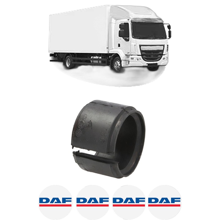 Bucsa bara stabilizatoare Spate Dreapta Stanga DAF LF din 2013-2019, Auto, Febi, 4x Stickere auto cu DAF