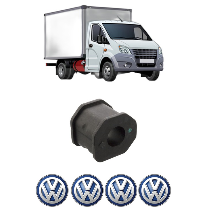 Bucsa bara stabilizatoare Fata Dreapta Stanga Volkswagen CRAFTER 30-50 Van (2E_) din 2006-2016, Auto, Febi, 4x Stickere auto cu Volkswagen