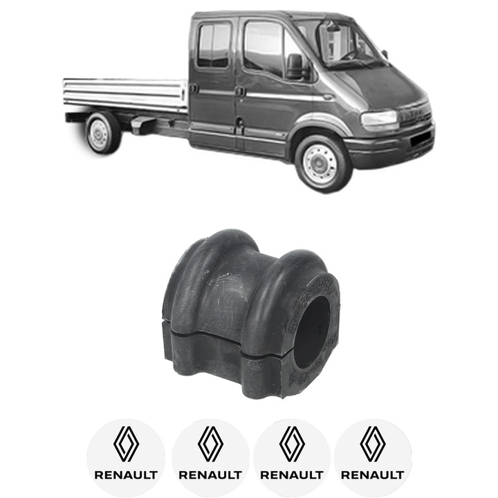 Bucsa bara stabilizatoare Fata Dreapta Stanga RENAULT MASTER II Platform/Chassis (ED/HD/UD) din 1997-2011, Auto, Febi, 4x Stickere auto cu RENAULT